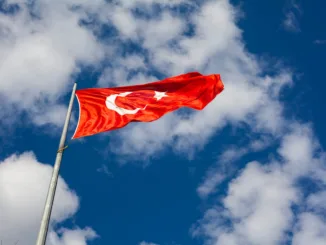 low angle photo of flag of turkey