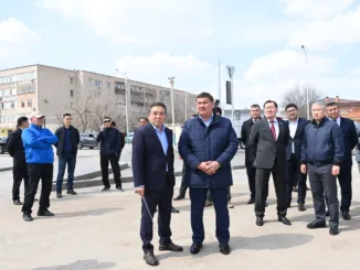 В Кызылорде реконструируют улицу Ходжи Ахмеда Яссауи