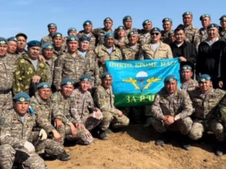 В Западно-Казахстанской области ветераны встретились с десантниками