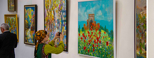 В столице Туркменистана открылась выставка работ художника Камиля Велиахмедова