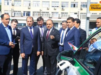 В Душанбе сдана в эксплуатацию ещё одна точка подзарядки электромобилей