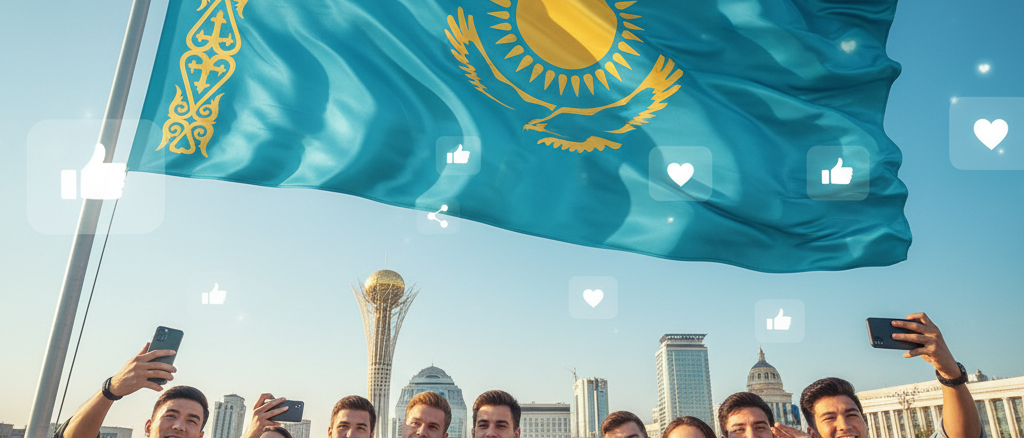 Флаг Казахстана признан самым красивым в мире: вирусный тренд в соцсетях