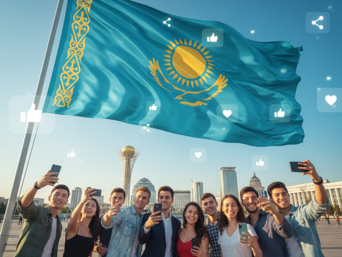 Флаг Казахстана признан самым красивым в мире: вирусный тренд в соцсетях